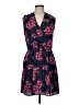 Unbranded 100% Polyester Floral Burgundy Casual Dress Size M (estimated) - photo 1