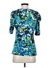 Assorted Brands Blue Short Sleeve Blouse Size S - photo 2