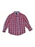 Tommy Hilfiger Checkered-gingham Red Long Sleeve Button-Down Shirt Size 3T - photo 1
