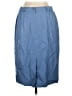 Talbots 100% Acetate Solid Blue Formal Skirt Size 12 - photo 2