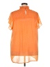 Double D Ranch 100% Polyester Orange Short Sleeve Blouse Size 2X - photo 2