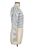 Icon Apparel Stripes Gray Silver Long Sleeve T-Shirt Size L - photo 4