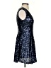Forever 21 100% Nylon Stars Blue Cocktail Dress Size S - photo 4