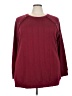 Unbranded Burgundy Long Sleeve Top Size 3X - photo 1