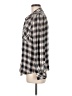Vince Camuto Plaid Gray Black Long Sleeve Button-Down Shirt Size M - photo 5