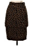 Hi-Line Animal Print Brown Casual Skirt Size S - photo 2