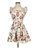 Assorted Brands 100% Polyester Floral White Casual Dress Size XS - photo 1