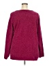 Napa Valley 100% Polyester Burgundy Pullover Sweater Size 3X - photo 2