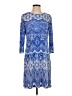 Donna Morgan Paisley Blue Cocktail Dress Size S - photo 1
