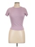 Shein Purple Short Sleeve T-Shirt Size L - photo 1