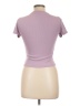 Shein Purple Short Sleeve T-Shirt Size L - photo 2