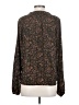 Roan + Ryan 100% Polyester Brown Long Sleeve Blouse Size XS - photo 2