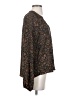 Roan + Ryan 100% Polyester Brown Long Sleeve Blouse Size XS - photo 4