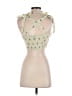 Princess Polly Yellow Sleeveless Blouse Size 4 - photo 2