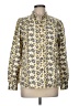 CAbi Animal Print Yellow Long Sleeve Blouse Size M - photo 1