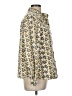 CAbi Animal Print Yellow Long Sleeve Blouse Size M - photo 4
