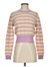 idem ditto Checkered-gingham Purple Pullover Sweater Size S (estimated) - photo 1