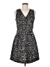 MICHAEL Michael Kors Animal Print Gray Cocktail Dress Size M - photo 1