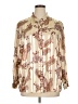 BonWorth 100% Polyester Paisley Ivory Long Sleeve Blouse Size XL (petite) - photo 1
