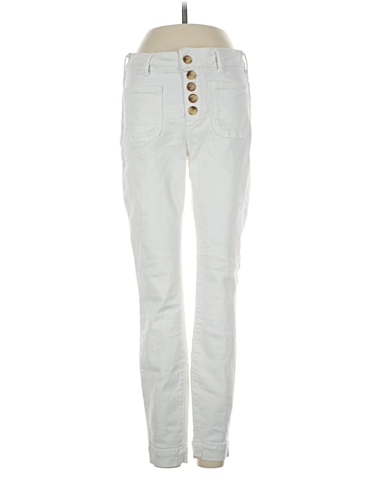 Pre-owned Pilcro And The Letterpress Jeans In Gray