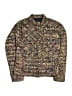 Lands' End 100% Polyester Tweed Gold Jacket Size 6 - 8 - photo 1