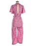 Assorted Brands 100% Rayon Paisley Pink Jumpsuit Size M - photo 2