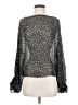 Joie Silver Long Sleeve Blouse Size S - photo 1