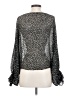 Joie Silver Long Sleeve Blouse Size S - photo 2