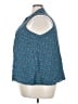 dip 100% Viscose Teal Sleeveless Button-Down Shirt Size 3X - photo 5