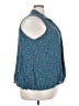 dip 100% Viscose Teal Sleeveless Button-Down Shirt Size 3X - photo 4