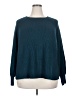 Jessica Simpson Solid Teal Pullover Sweater Size 2X - photo 1