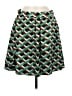 J.Crew 100% Silk Argyle Green Silk Skirt Size 6 - photo 1