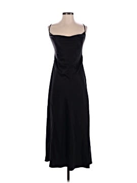 black cocktail dress sequin Sail To Sable Black Sequin Ruffle Neck Dress Black Sequin / M / H23121
