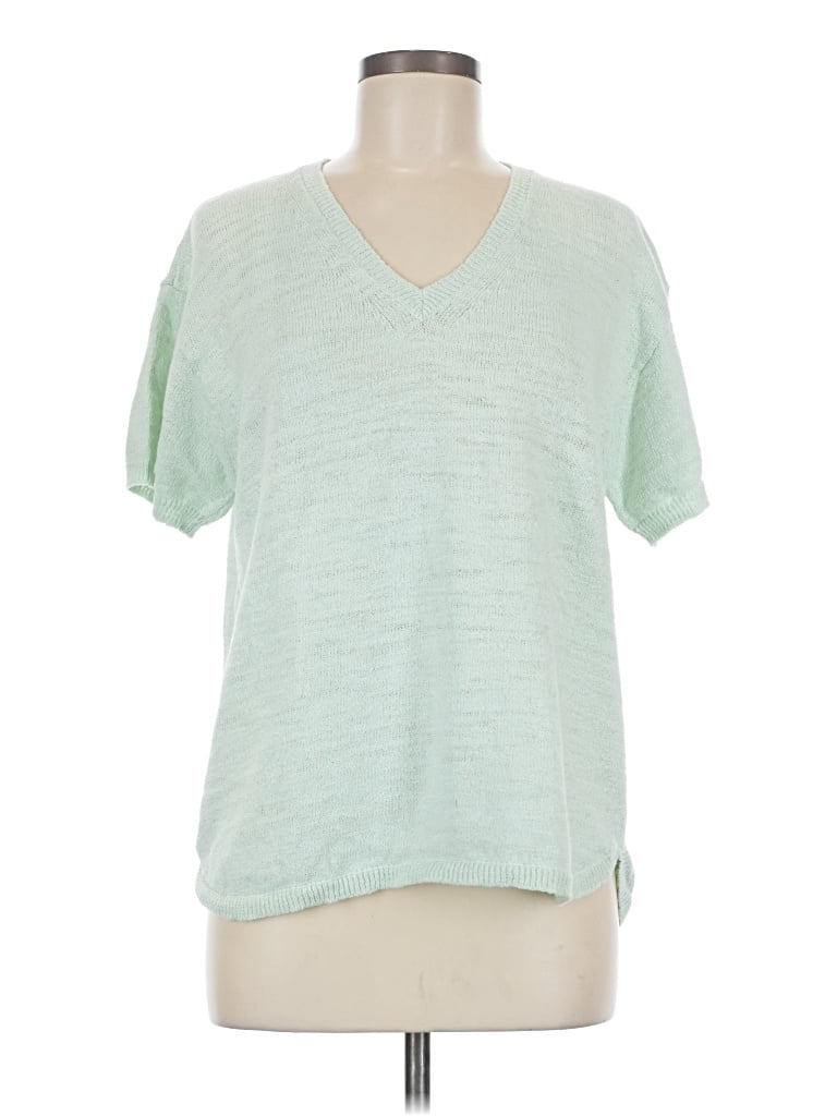 Pre-owned J.crew Factory Store Cardigan Sweater In Green