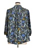 Carolina Belle 100% Polyester Floral Blue 3/4 Sleeve Blouse Size 1X - photo 2