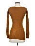 Knitted & Knotted 100% Alpaca Brown Pullover Sweater Size XS - photo 2