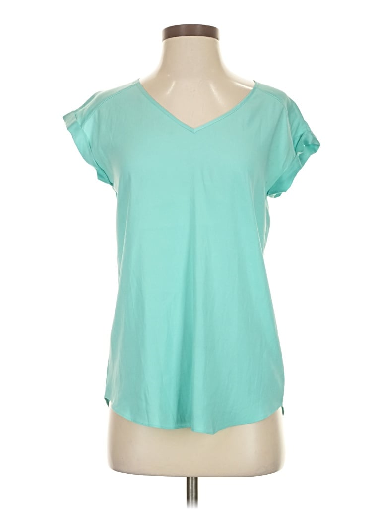 Pre-owned Express Short Sleeve T-shirt In Blue