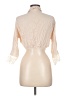 For Love Bell Ivory 3/4 Sleeve Blouse Size M - photo 2