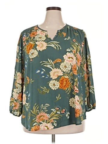 Fun2Fun 3/4 Sleeve Blouse (view 1)