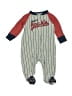 Carter's Stripes Gray Long Sleeve Onesie Size 0-3 mo - photo 1