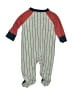 Carter's Stripes Gray Long Sleeve Onesie Size 0-3 mo - photo 2