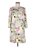 H&M 100% Polyester Floral Gray Casual Dress Size 6 - photo 1