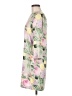 H&M 100% Polyester Floral Gray Casual Dress Size 6 - photo 5