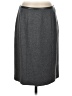 Worth New York Solid Gray Wool Skirt Size 2 - photo 1
