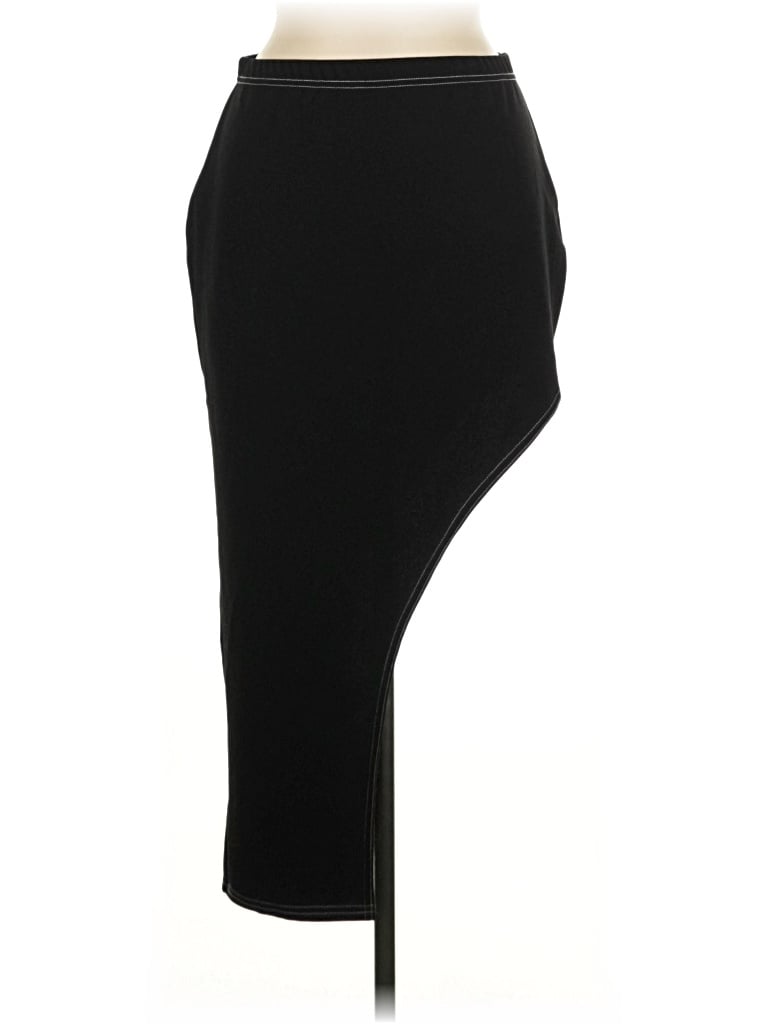 Pre-owned Missguided Formal Skirt In Black