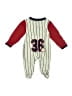 Carter's 100% Cotton Stripes Ivory Long Sleeve Onesie 0-3 MO / 3 MO - photo 2