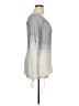 White House Black Market Chevron-herringbone Silver Pullover Sweater Size XL - photo 4