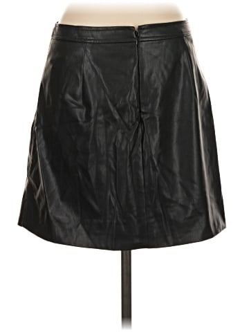 J.Crew Collection Faux Leather Skirt (view 2)