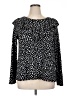 Perfect Peach Polka Dots Black Pullover Sweater Size XL - photo 1