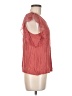 Lauren Conrad 100% Rayon Red Short Sleeve Top Size M - photo 4